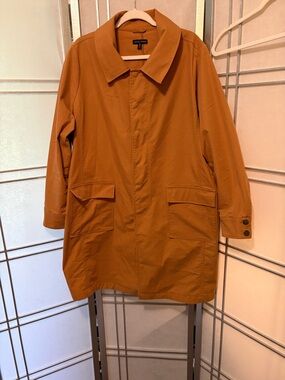 Universal Standard Rust-Tan Trench Coat